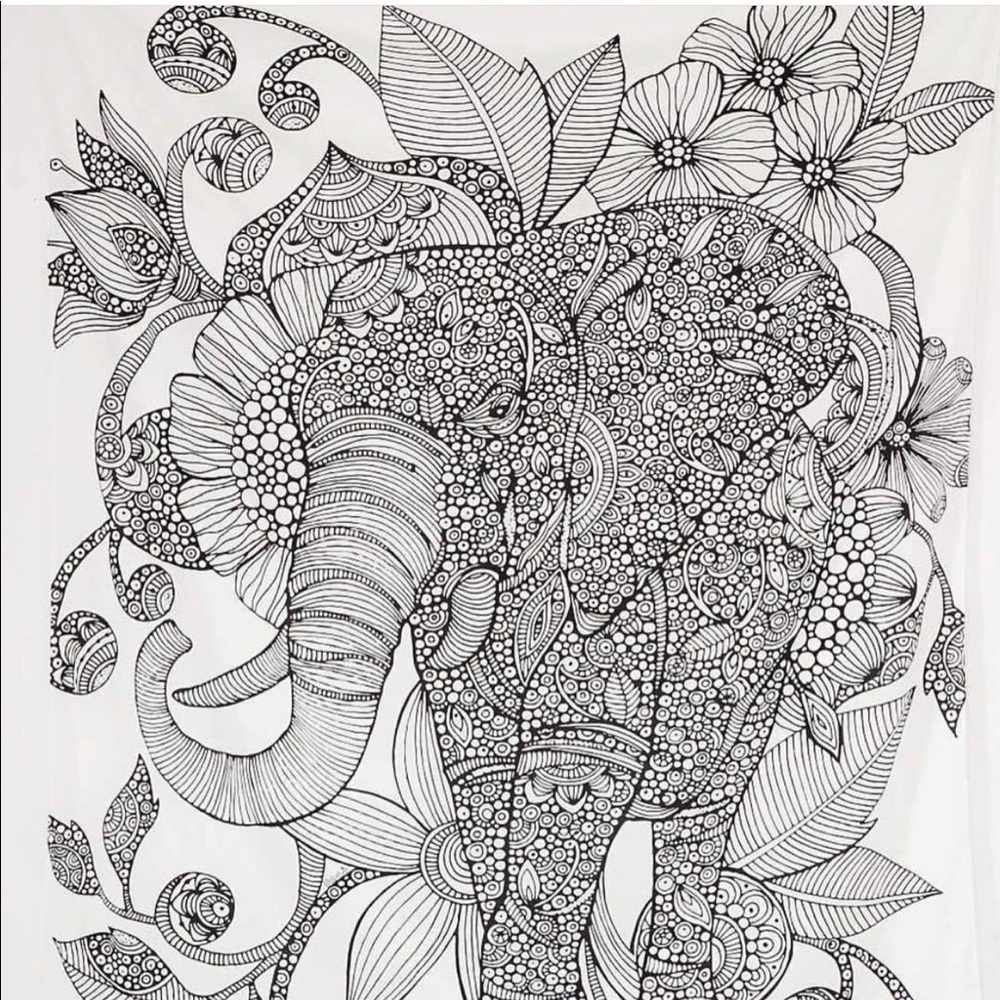 Elephant tapestry
